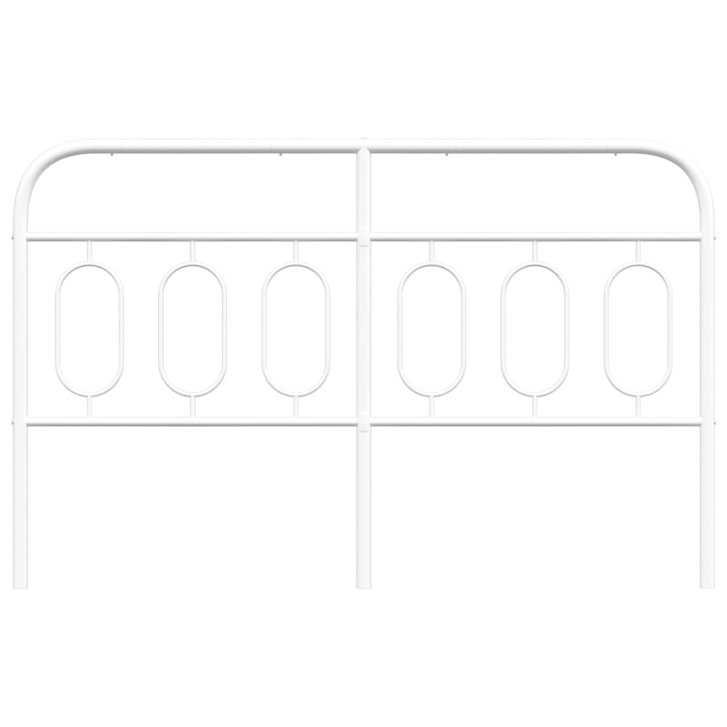 Tête de lit métal blanc 137 cm - XIOS