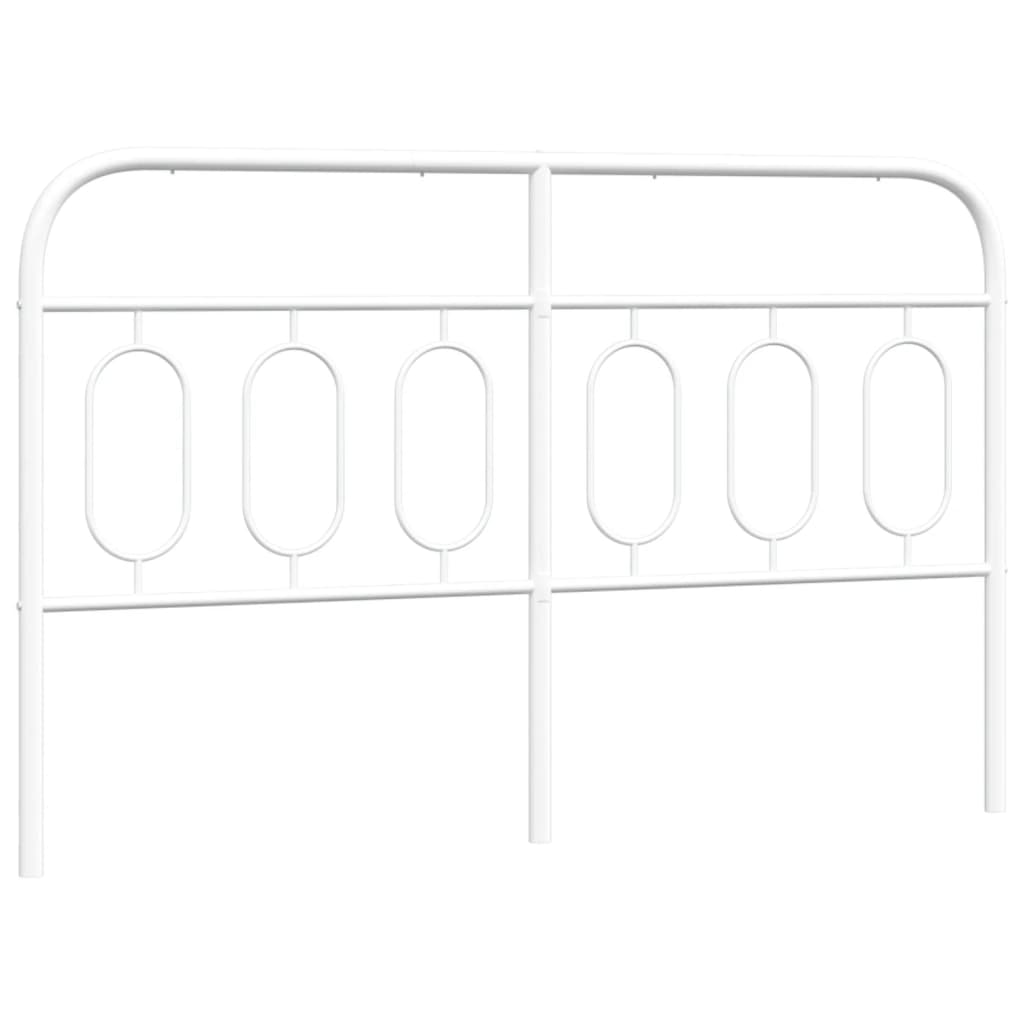 Tête de lit métal blanc 140 cm - XIOS