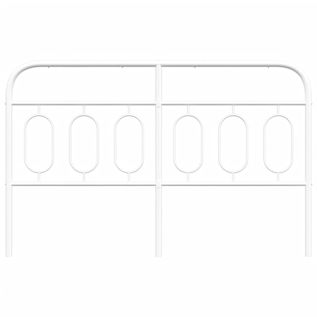 Tête de lit métal blanc 150 cm - XIOS