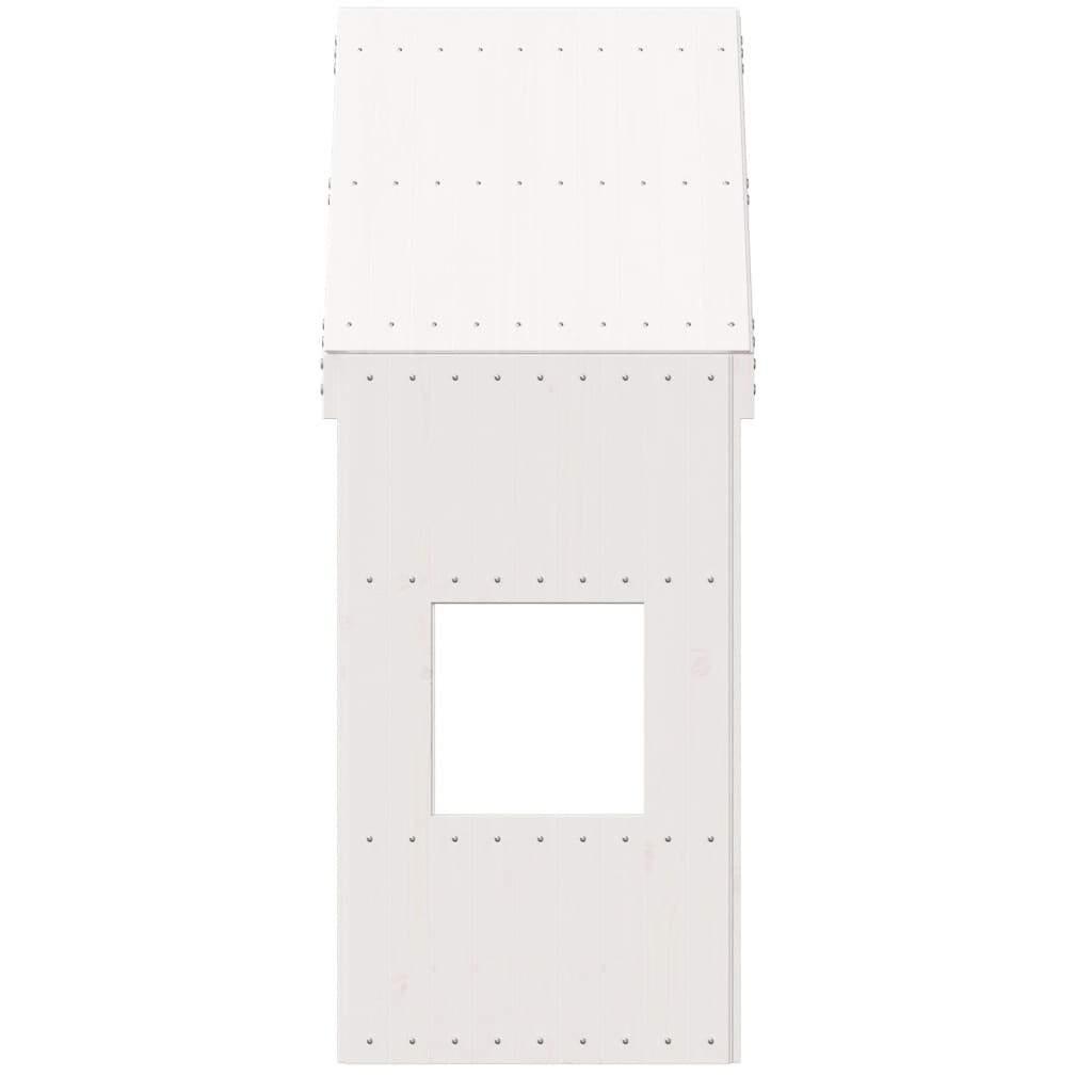Toit de lit pour enfants blanc 55x99x139,5cm bois de pin massif