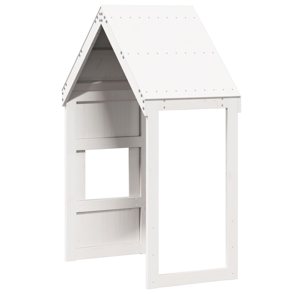 Toit de lit pour enfants blanc 55x84x132 cm bois de pin massif - XIOS