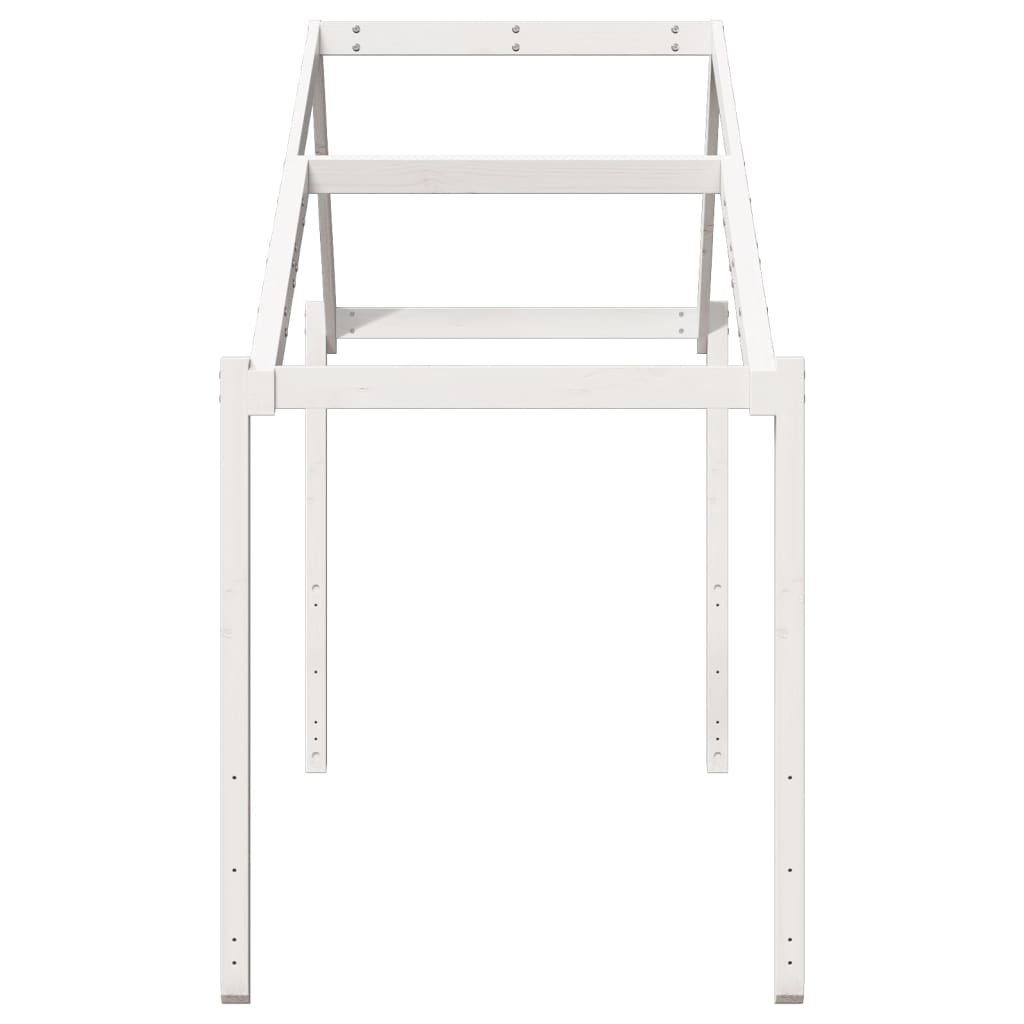 Toit de lit pour enfants 213x95,5x144,5 cm bois de pin massif