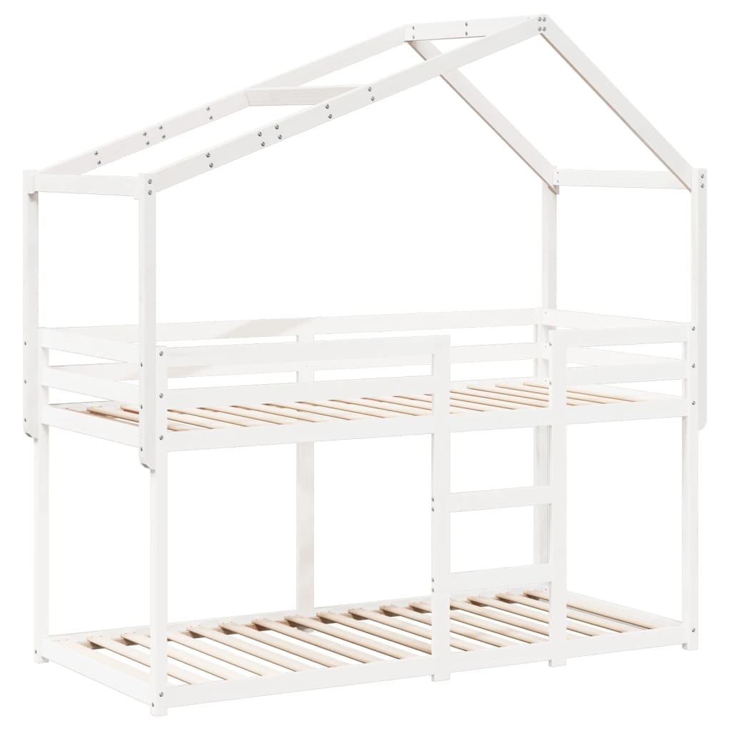 Toit de lit pour enfants 213x85,5x144,5 cm bois de pin massif