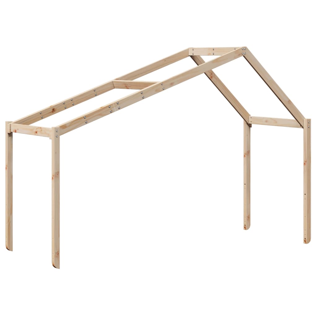 Toit de lit pour enfants 203x95,5x142 cm bois de pin massif