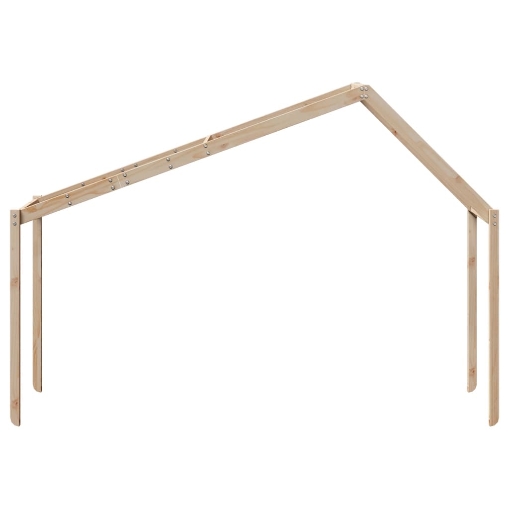 Toit de lit pour enfants 203x95,5x142 cm bois de pin massif