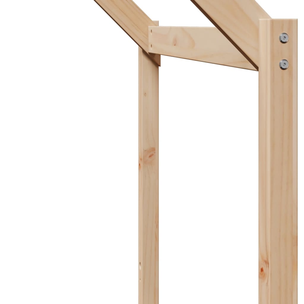 Toit de lit pour enfants 203x95,5x142 cm bois de pin massif