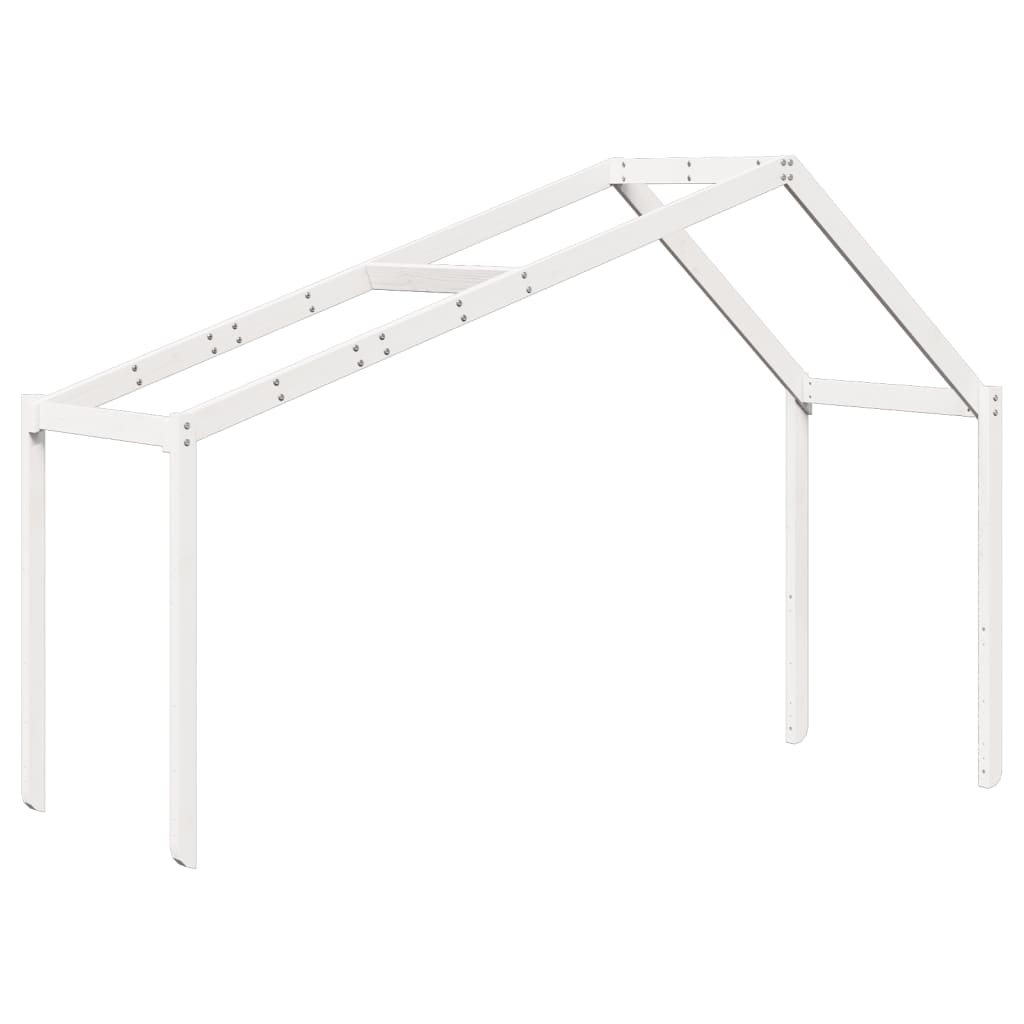 Toit de lit pour enfants 203x95,5x142 cm bois de pin massif