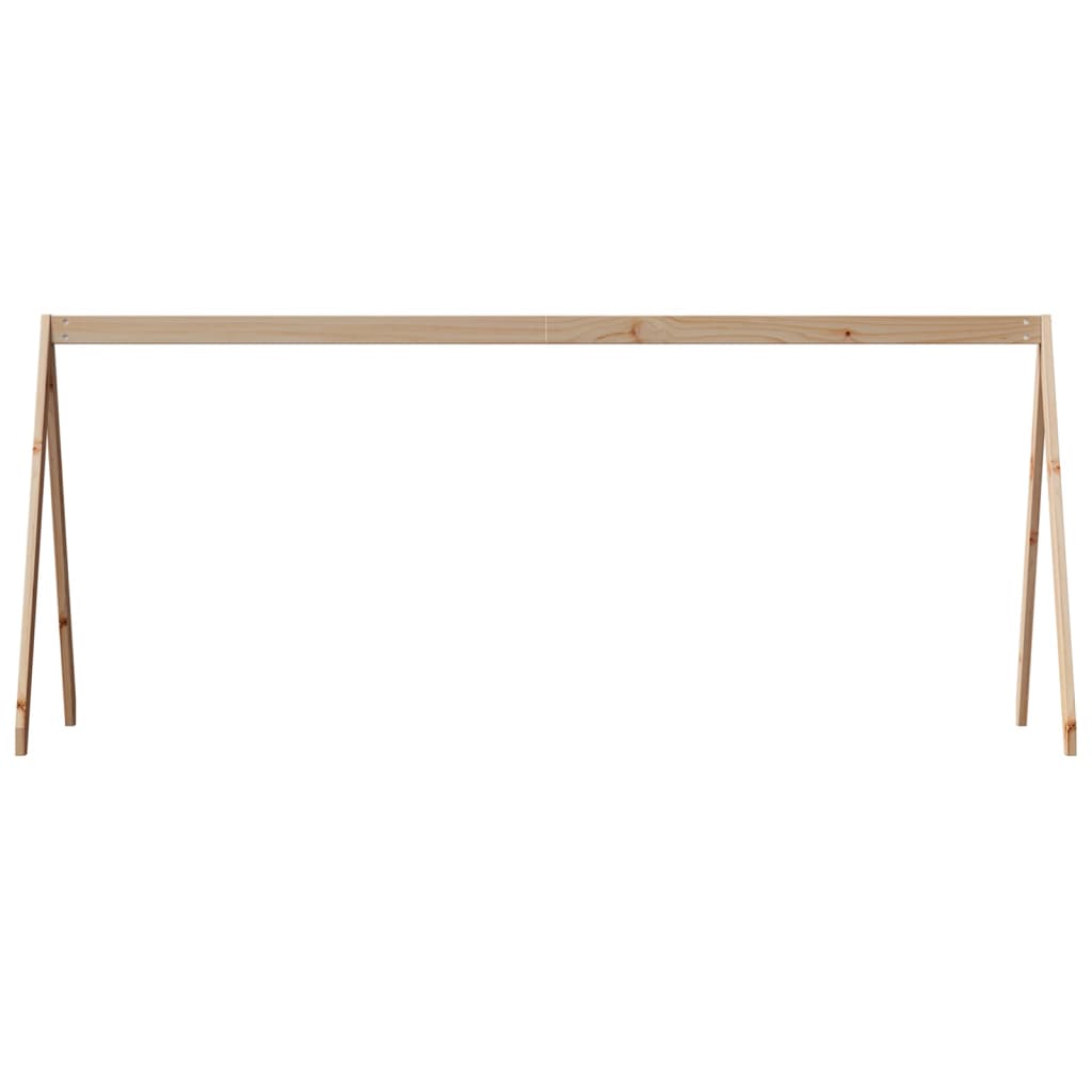 Toit de lit pour enfants 209x95,5x88 cm bois de pin massif
