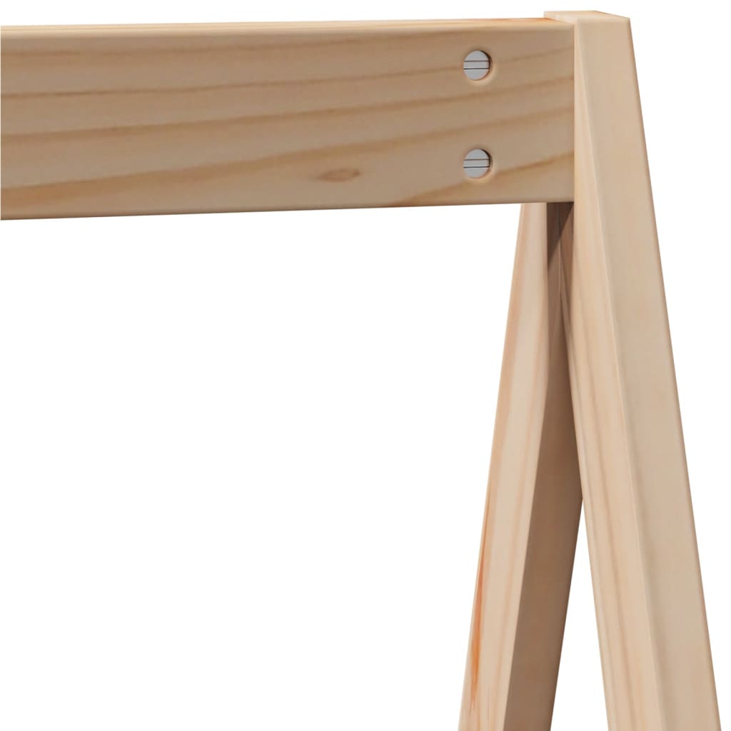 Toit de lit pour enfants 209x95,5x88 cm bois de pin massif