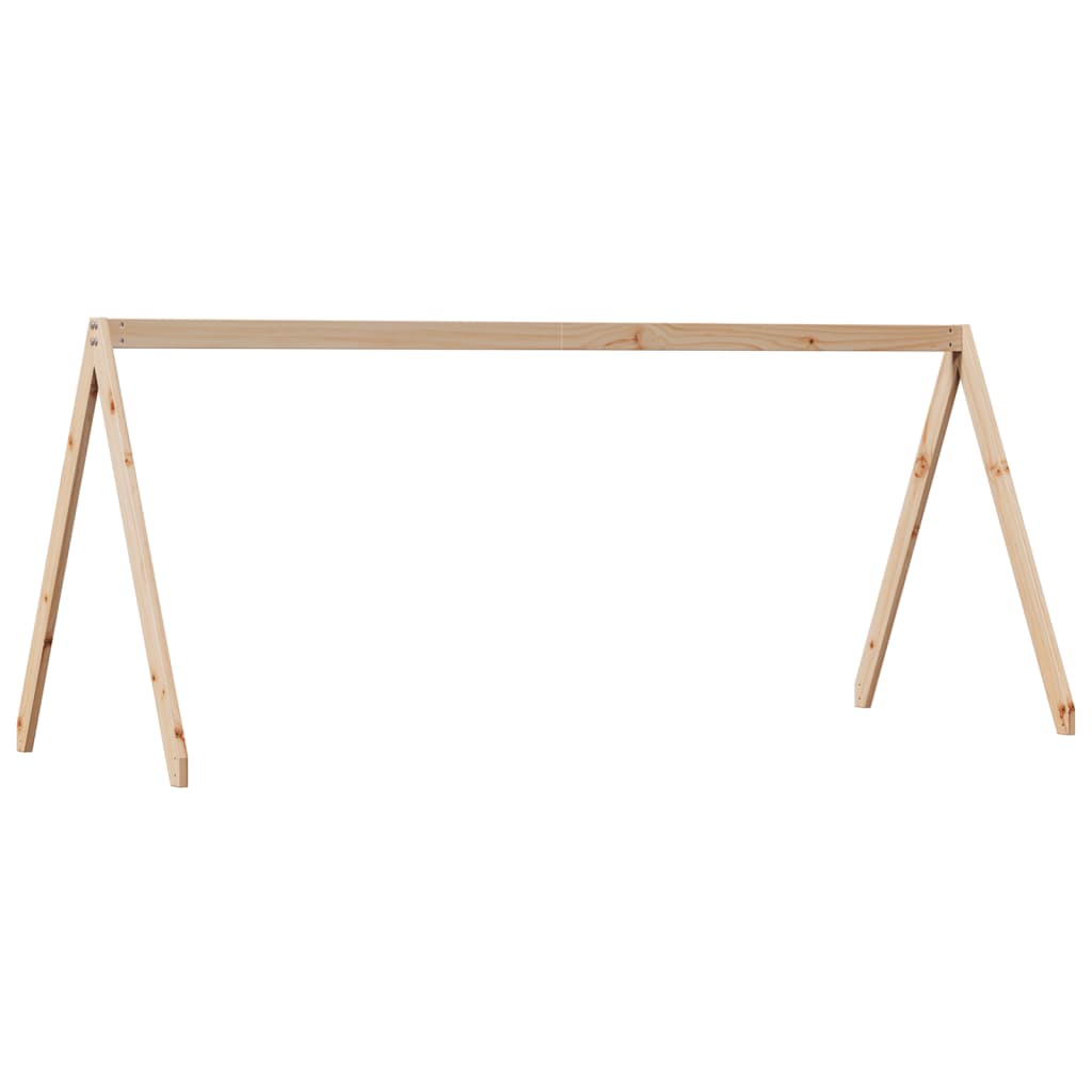 Toit de lit pour enfants 209x85,5x88 cm bois de pin massif