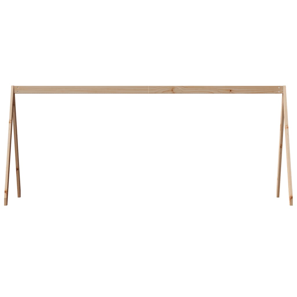 Toit de lit pour enfants 209x85,5x88 cm bois de pin massif