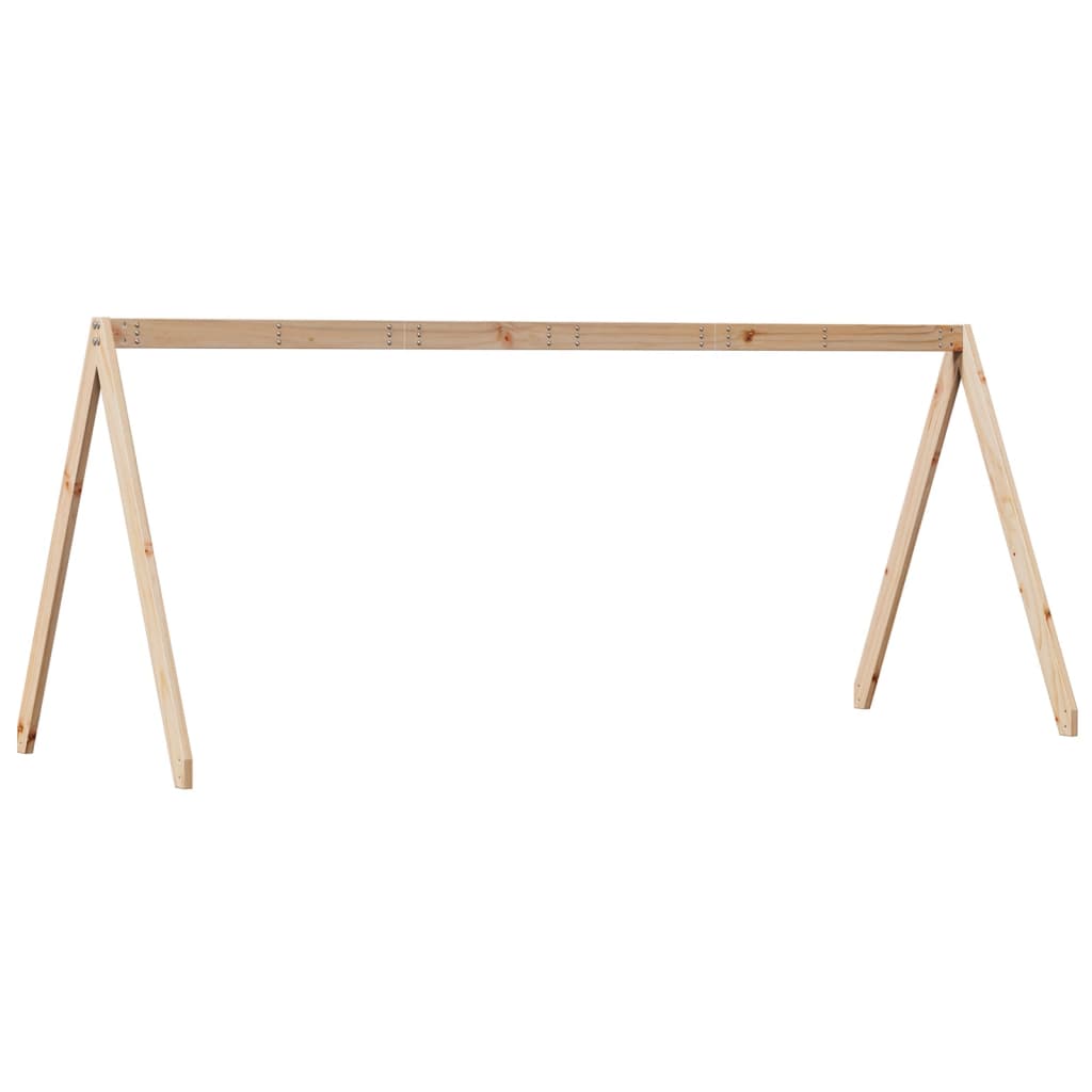 Toit de lit pour enfants 209x85,5x88 cm bois de pin massif