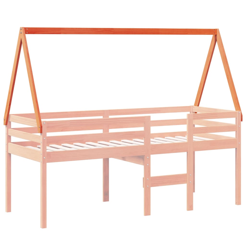 Toit de lit pour enfants 209x85,5x88 cm bois de pin massif