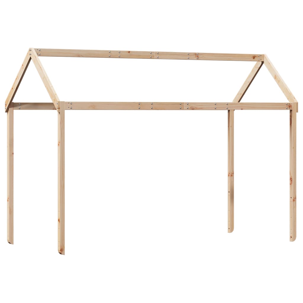 Toit de lit pour enfants 217x95,5x159 cm bois de pin massif