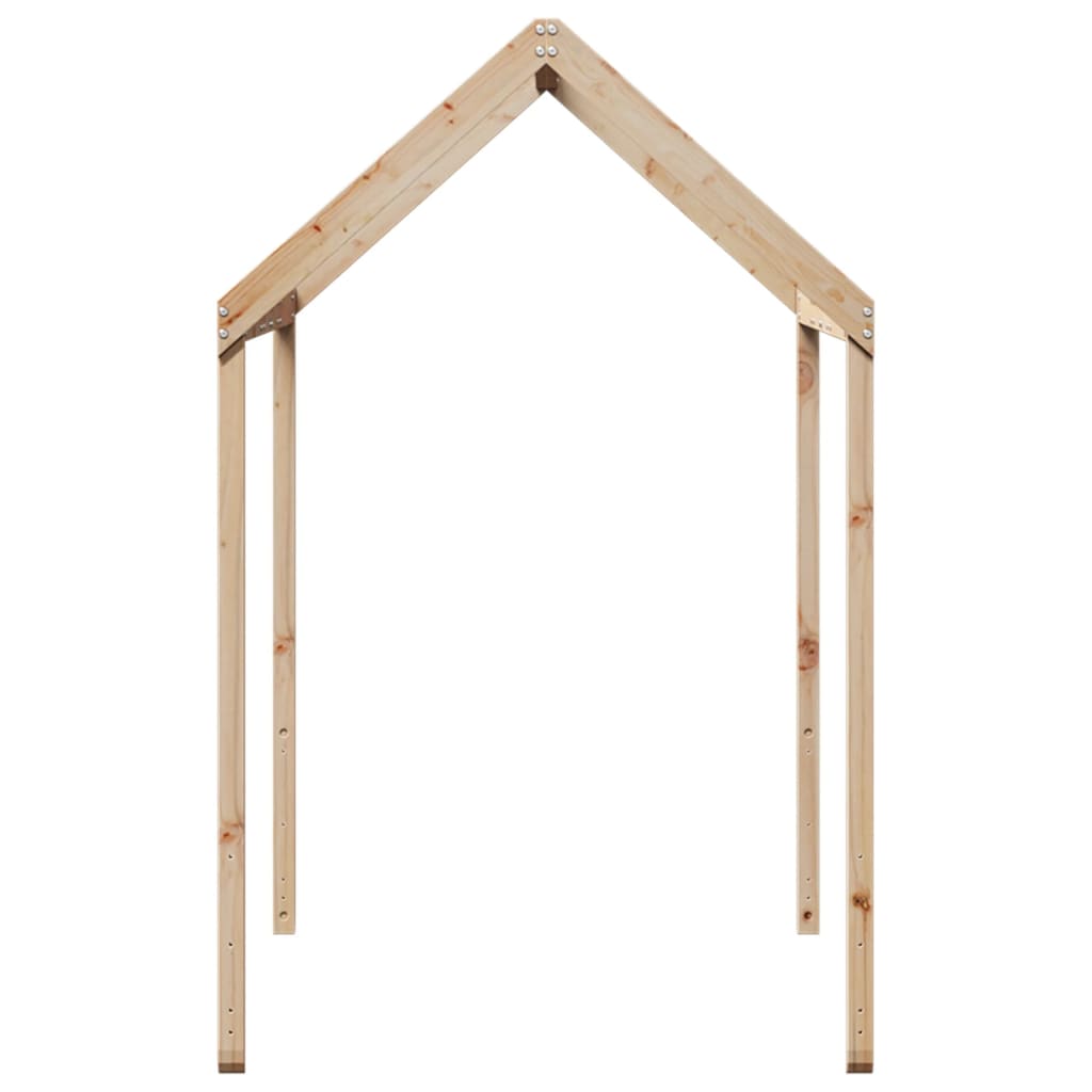 Toit de lit pour enfants 217x95,5x159 cm bois de pin massif
