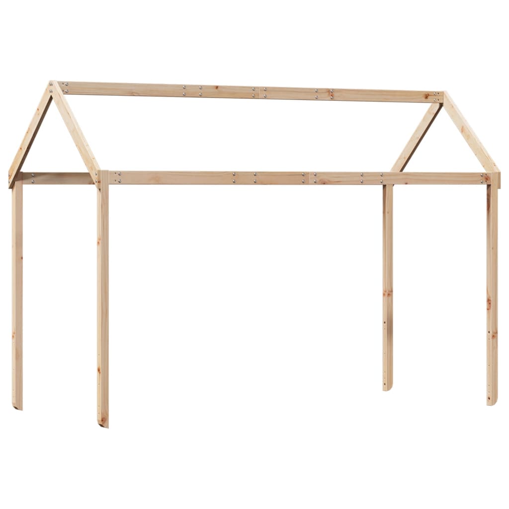 Toit de lit pour enfants 217x95,5x159 cm bois de pin massif
