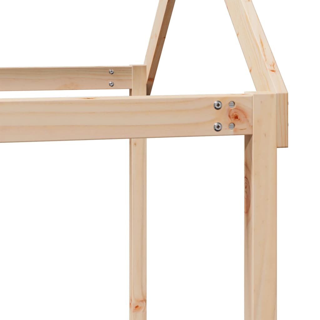 Toit de lit pour enfants 217x95,5x159 cm bois de pin massif