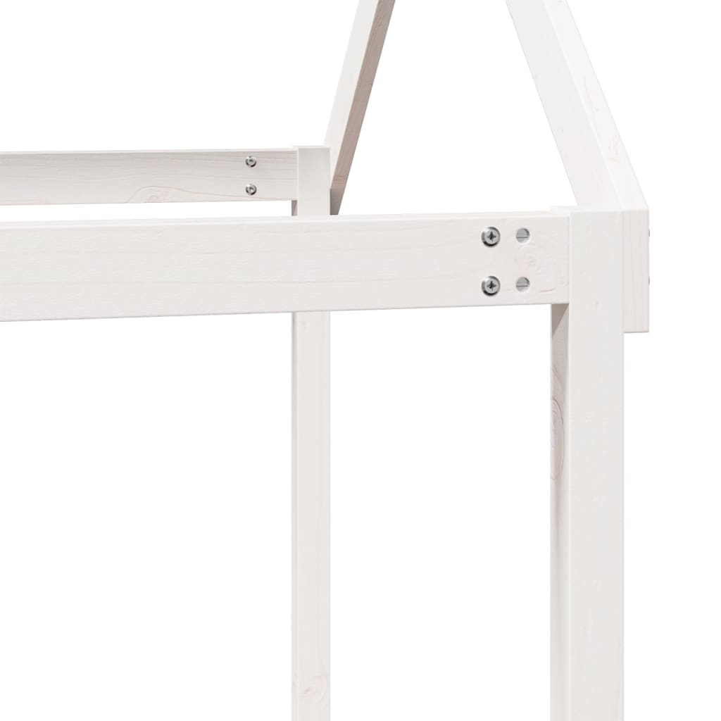 Toit de lit pour enfants 217x95,5x159 cm bois de pin massif - XIOS