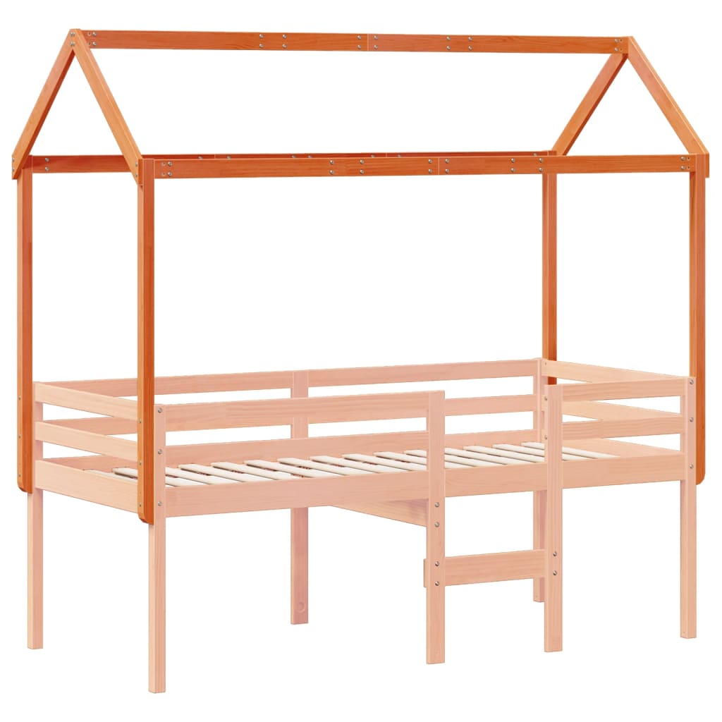 Toit de lit pour enfants 217x95,5x159 cm bois de pin massif - XIOS