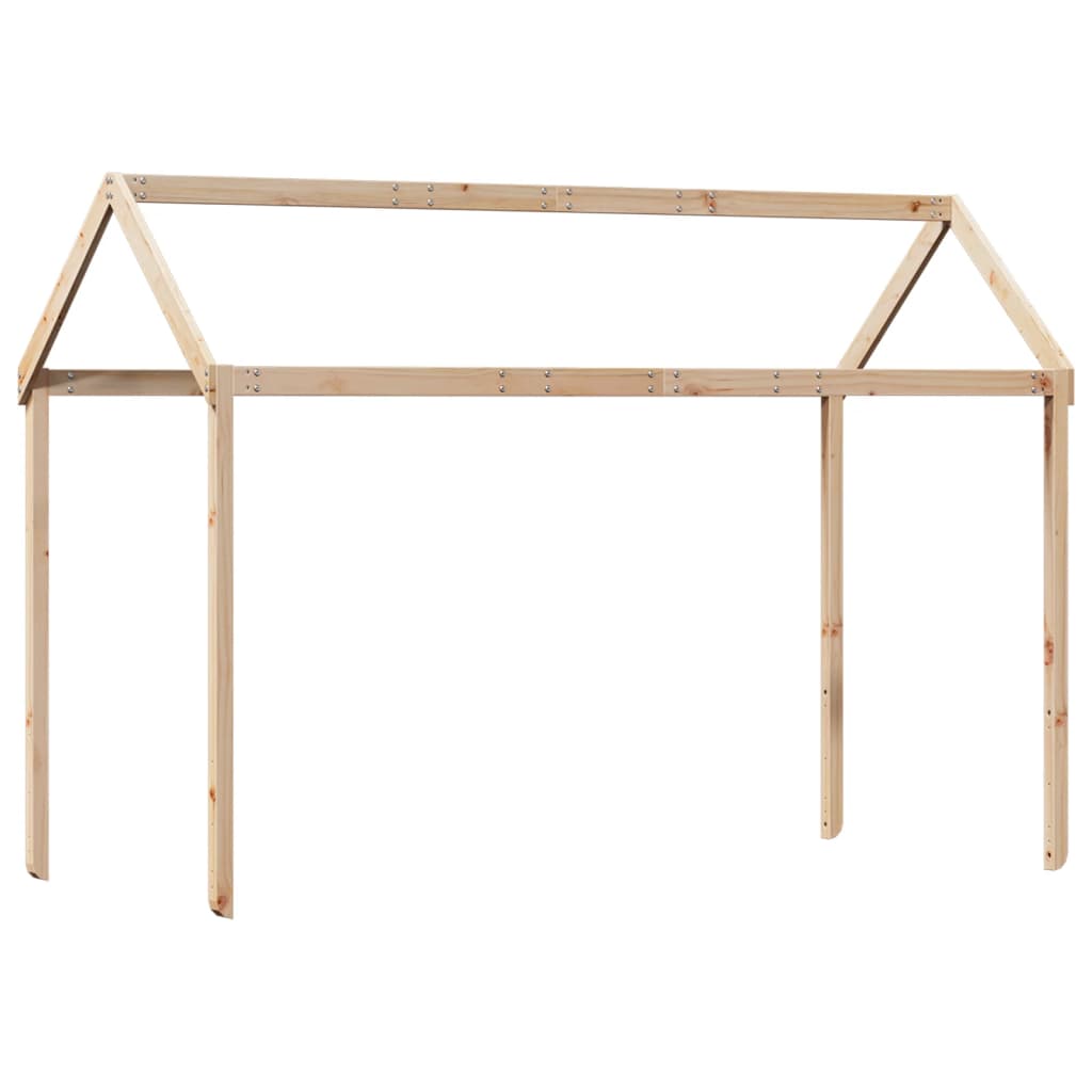 Toit de lit pour enfants 207x80,5x151,5 cm bois de pin massif