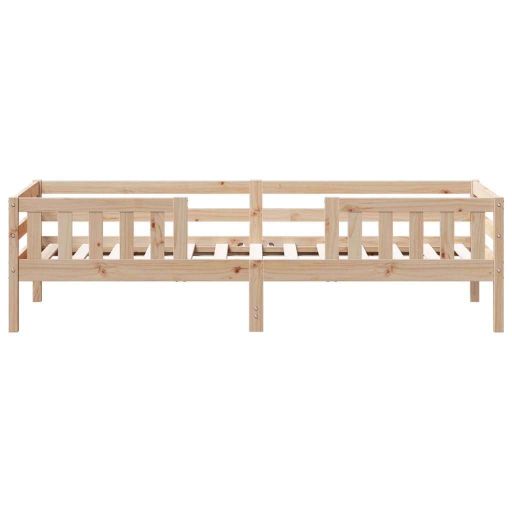 Cadre de lit sans matelas 90x190 cm bois de pin massif - XIOS