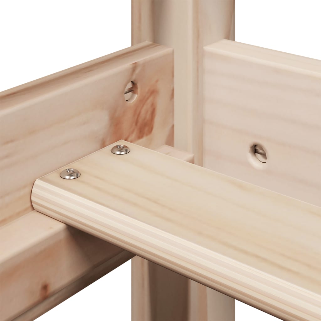 Cadre de lit sans matelas 90x190 cm bois de pin massif - XIOS