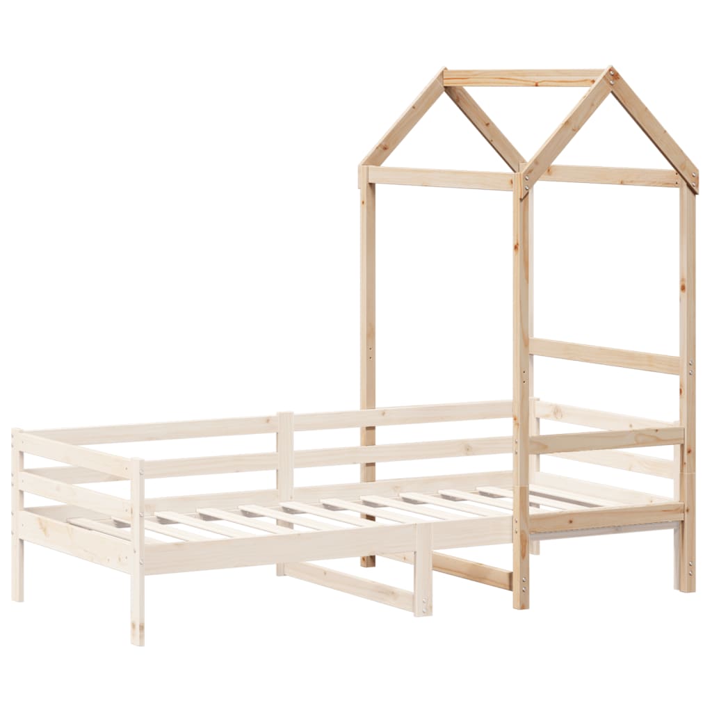 Toit de lit pour enfants 118x70x176,5 cm bois de pin massif - XIOS