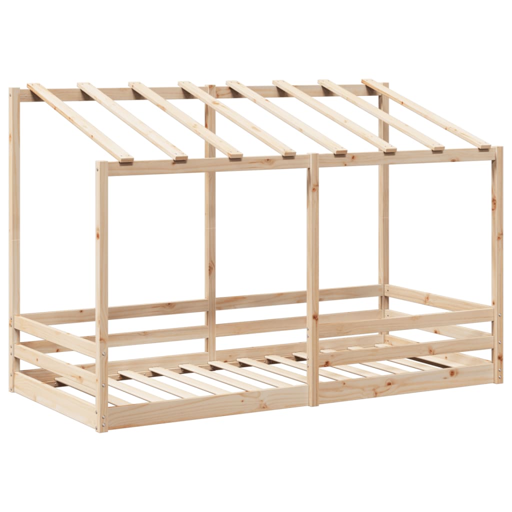 Lit pour enfants sans matelas 80x200 cm bois pin massif - XIOS