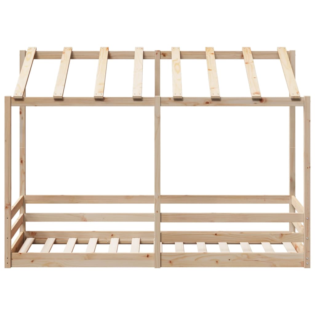 Lit pour enfants sans matelas 75x190 cm bois pin massif - XIOS