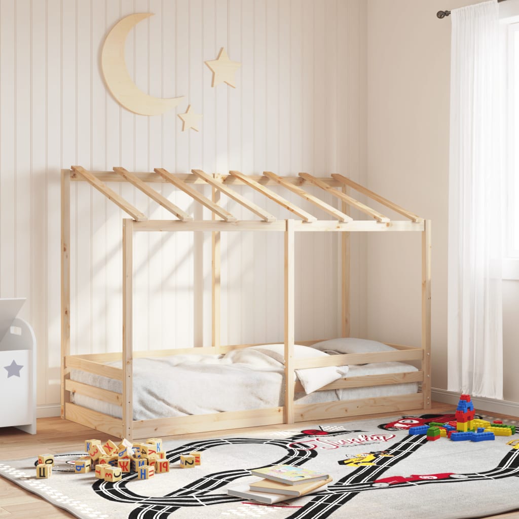 Lit pour enfants sans matelas 75x190 cm bois pin massif - XIOS