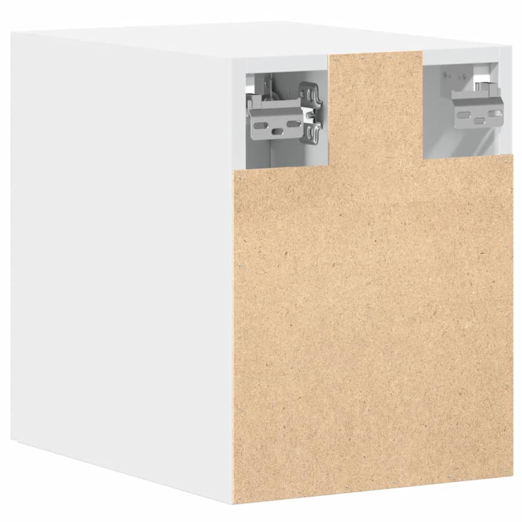 Armoire murale blanc 30x42,5x40 cm bois d'ingénierie - XIOS