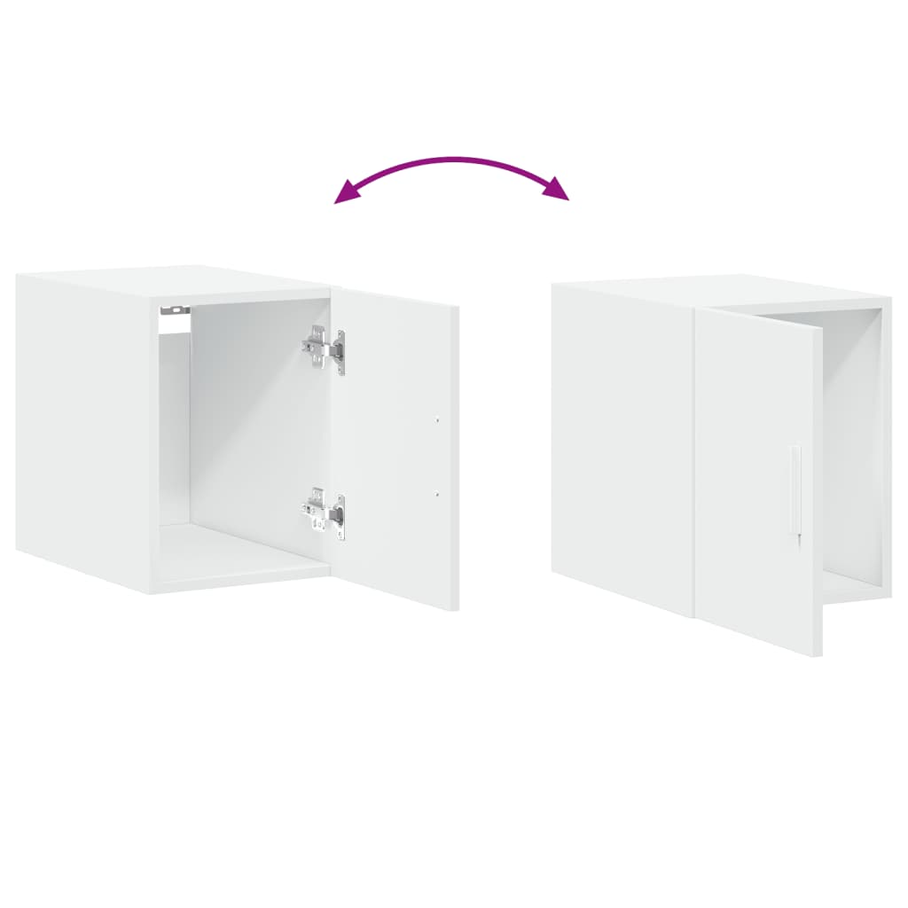 Armoire murale blanc 30x42,5x40 cm bois d'ingénierie - XIOS