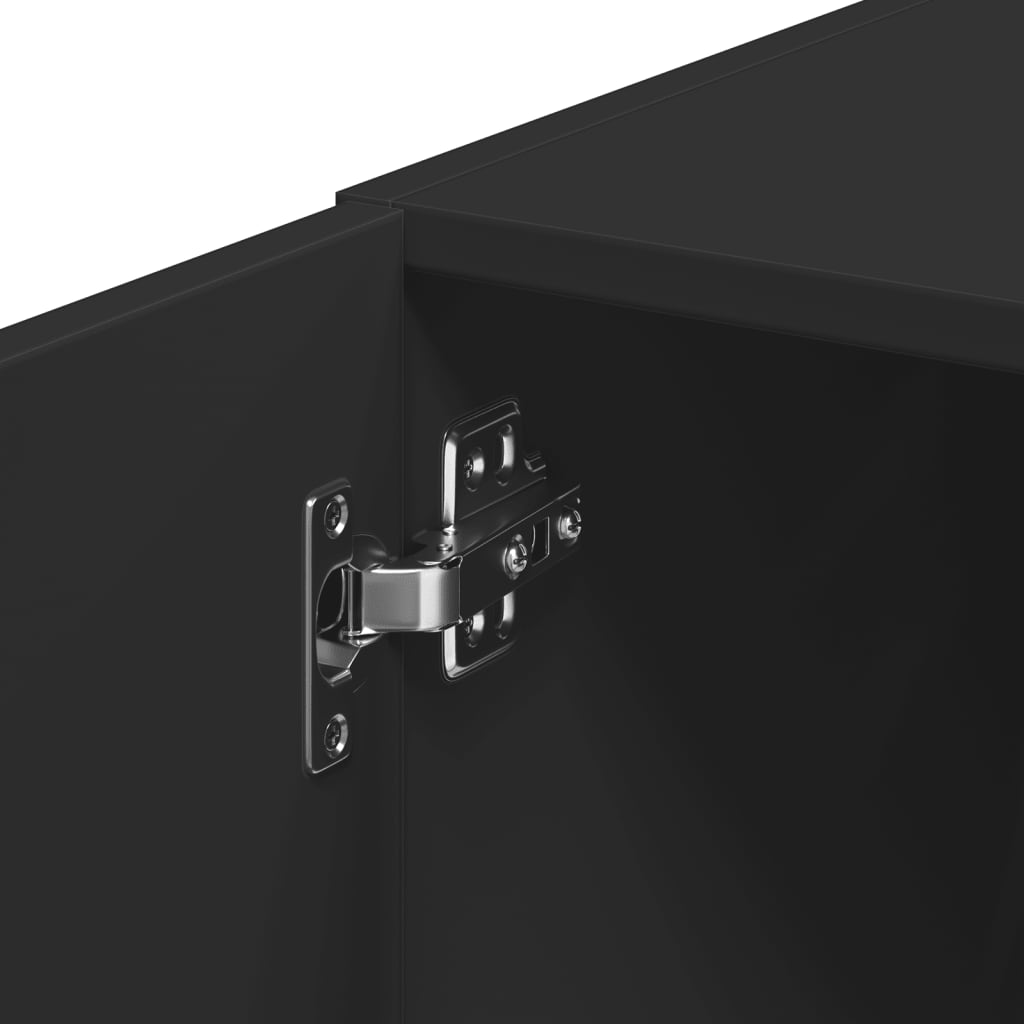 Armoire murale noir 30x42,5x40 cm bois d'ingénierie - XIOS