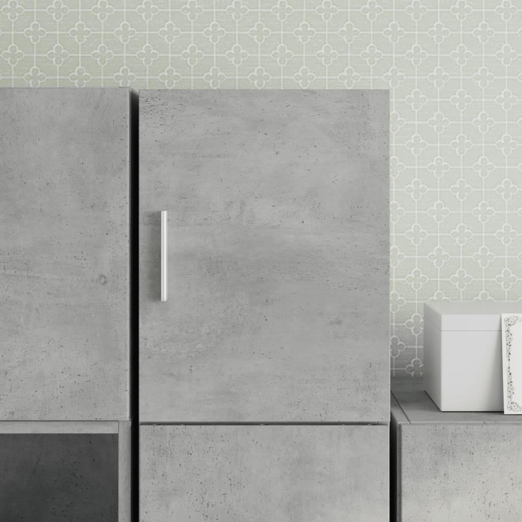 Armoire murale gris béton 30x42,5x40 cm bois d'ingénierie - XIOS