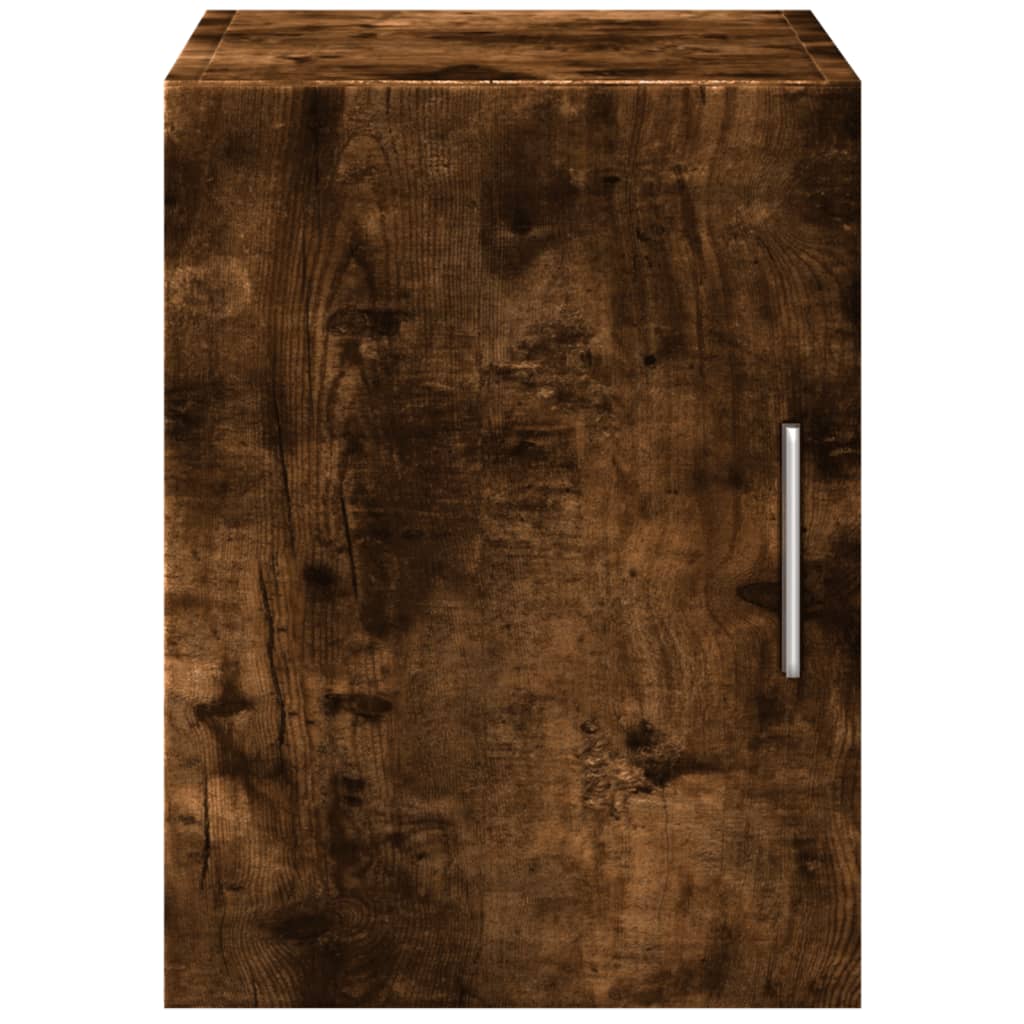 Armoire murale chêne fumé 30x42,5x40 cm bois d'ingénierie - XIOS