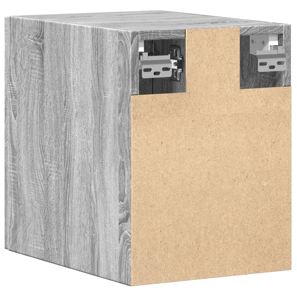 Armoire murale sonoma gris 30x42,5x40 cm bois d'ingénierie - XIOS