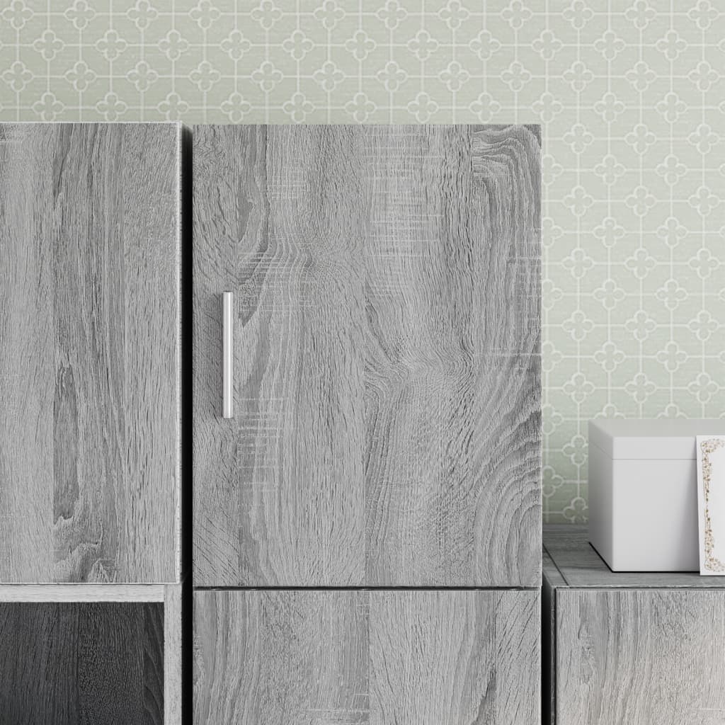 Armoire murale sonoma gris 30x42,5x40 cm bois d'ingénierie - XIOS