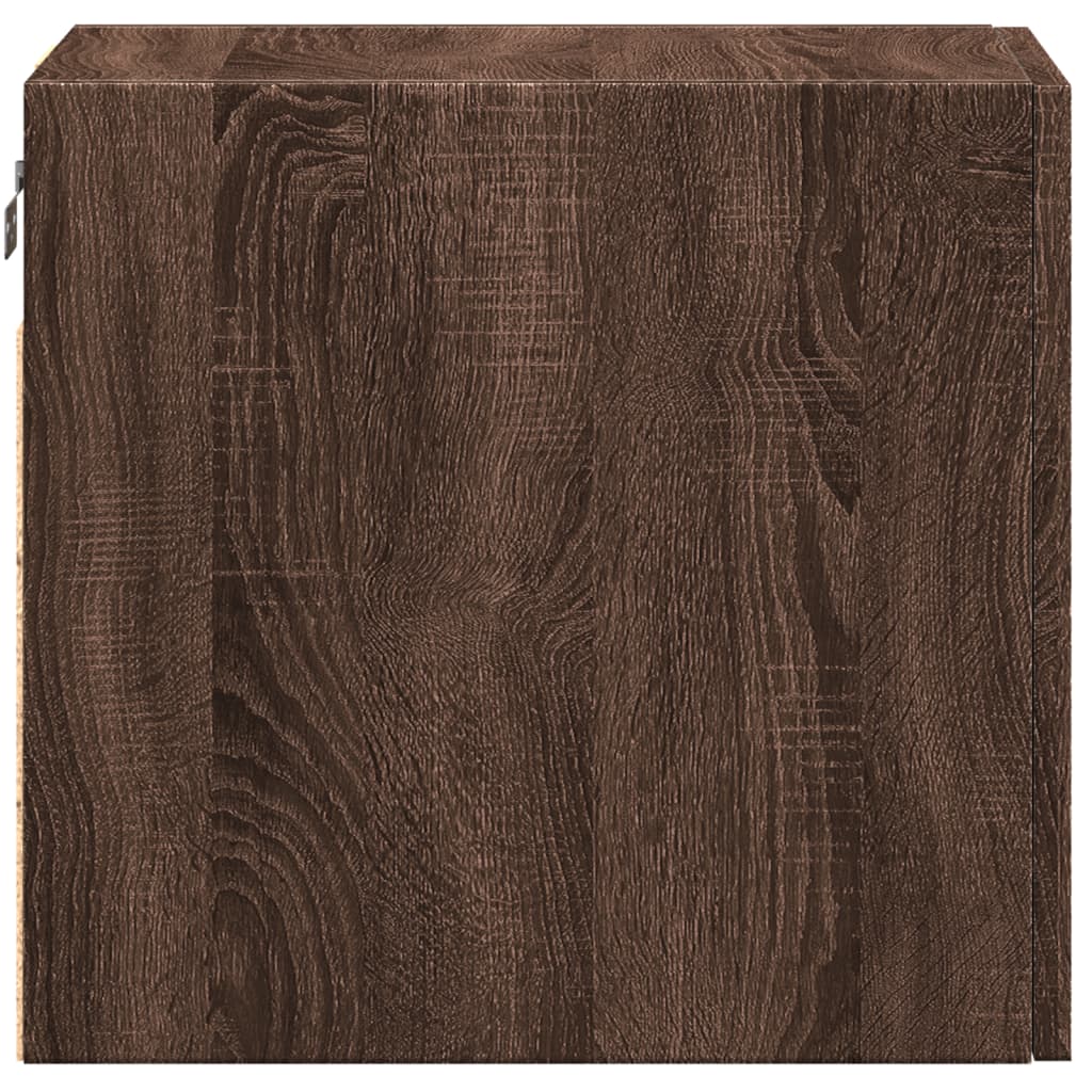 Armoire murale chêne marron 30x42,5x40 cm bois d'ingénierie - XIOS