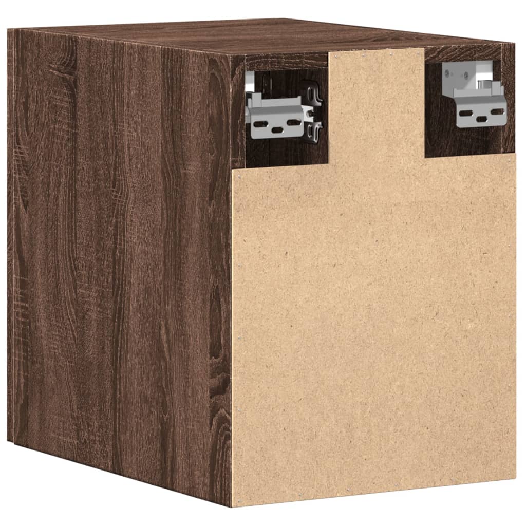 Armoire murale chêne marron 30x42,5x40 cm bois d'ingénierie - XIOS