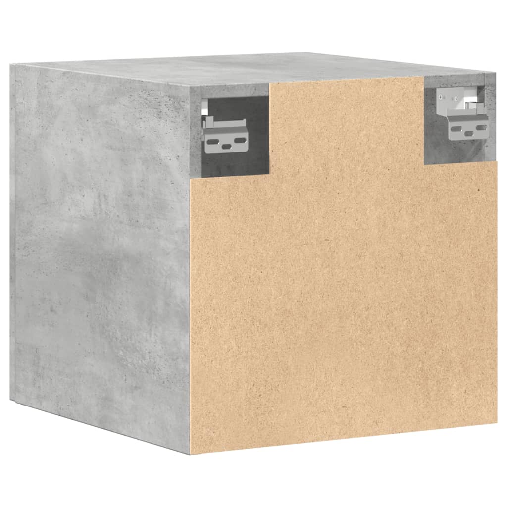 Armoire murale gris béton 40x42,5x40 cm bois d'ingénierie - XIOS