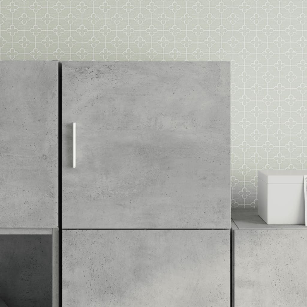 Armoire murale gris béton 40x42,5x40 cm bois d'ingénierie - XIOS