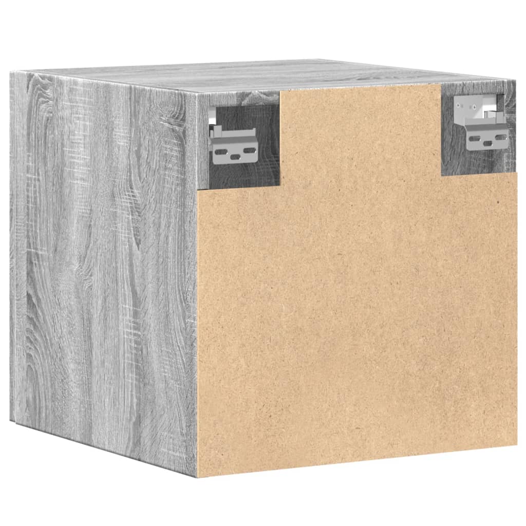 Armoire murale sonoma gris 40x42,5x40 cm bois d'ingénierie - XIOS