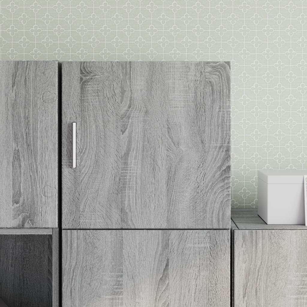 Armoire murale sonoma gris 40x42,5x40 cm bois d'ingénierie - XIOS