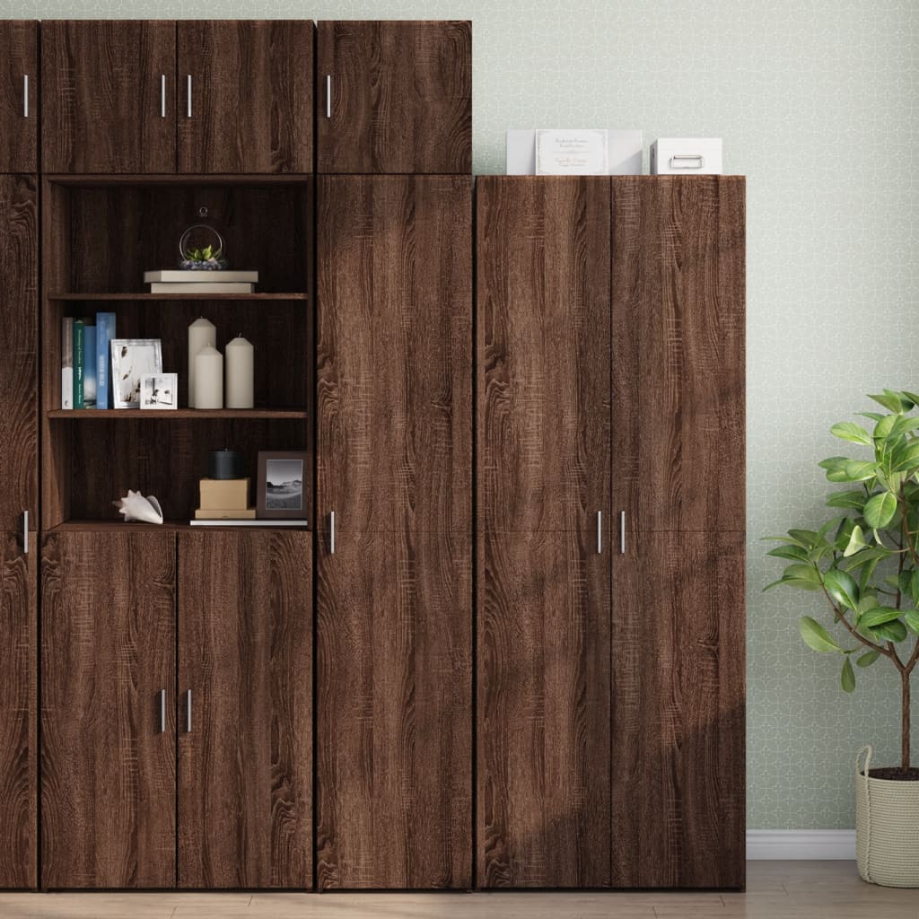 Armoire murale chêne marron 40x42,5x40 cm bois d'ingénierie - XIOS