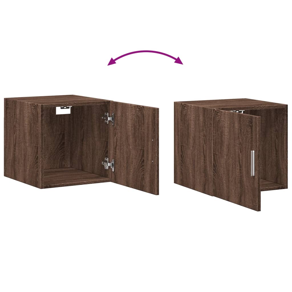 Armoire murale chêne marron 40x42,5x40 cm bois d'ingénierie - XIOS