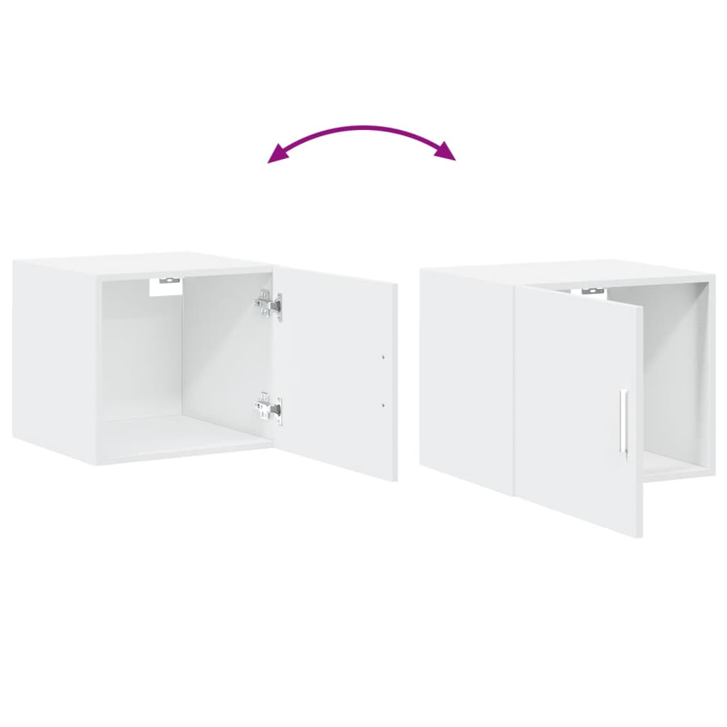 Armoire murale blanc 45x42,5x40 cm bois d'ingénierie - XIOS