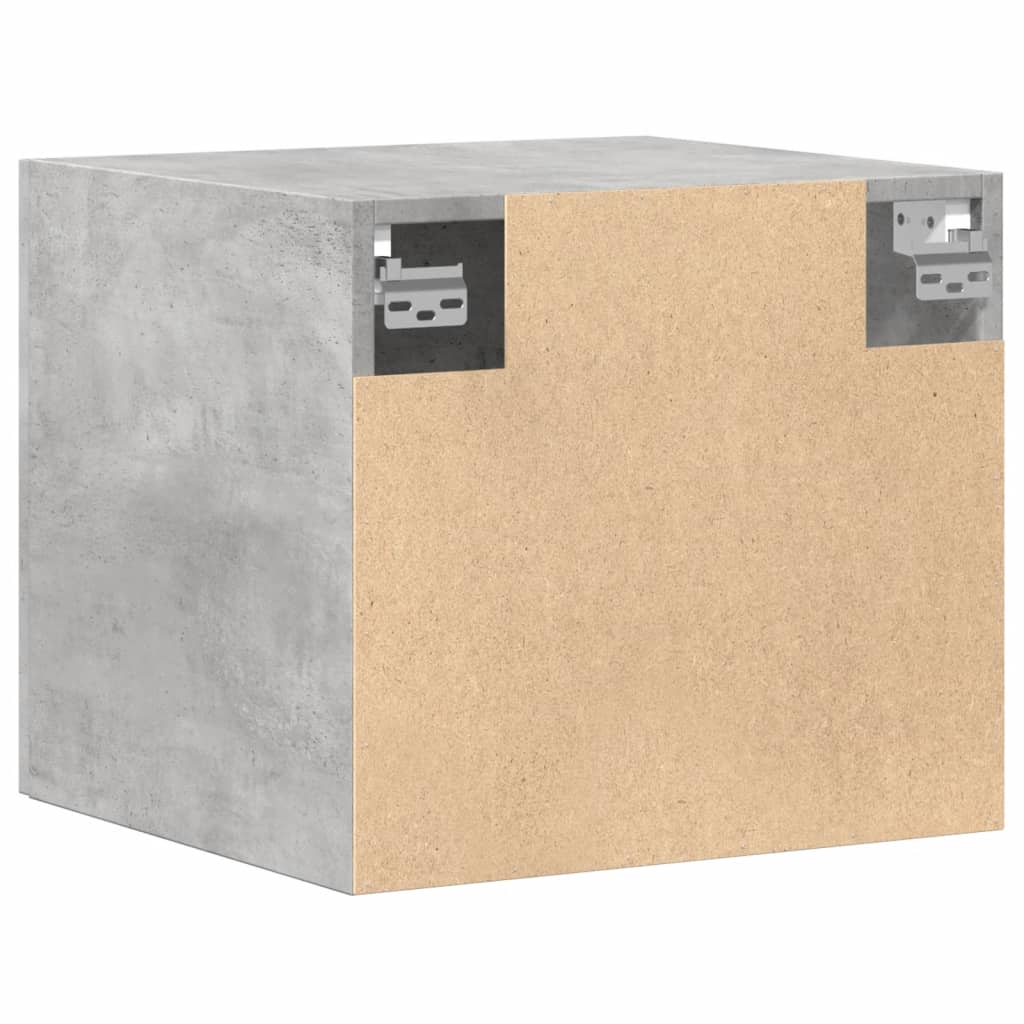 Armoire murale gris béton 45x42,5x40 cm bois d'ingénierie - XIOS