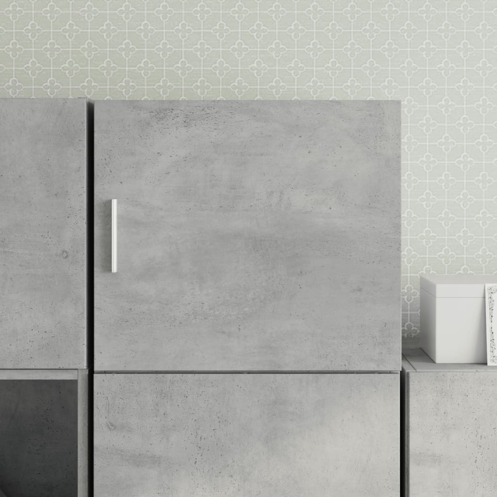 Armoire murale gris béton 45x42,5x40 cm bois d'ingénierie - XIOS