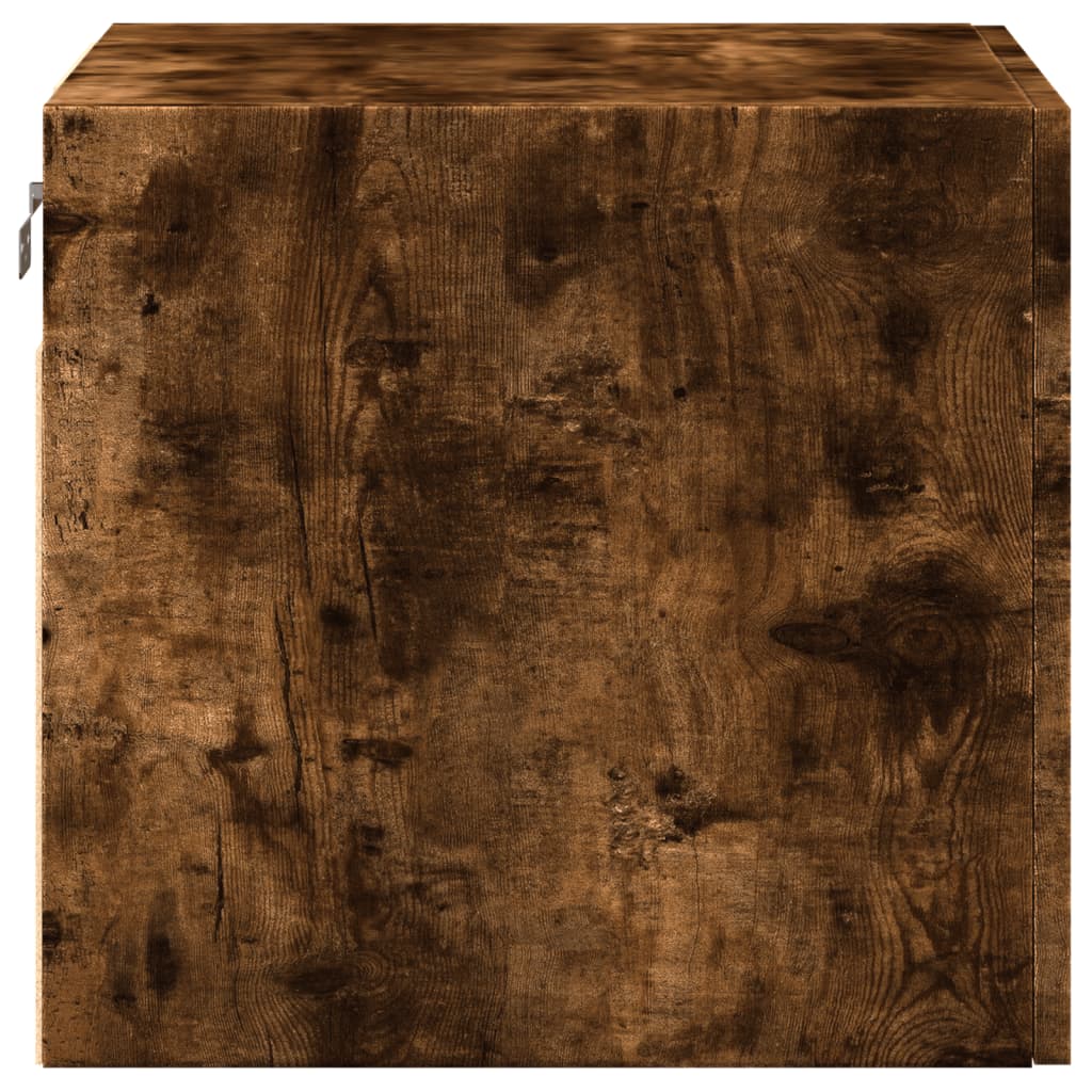 Armoire murale chêne fumé 45x42,5x40 cm bois d'ingénierie - XIOS