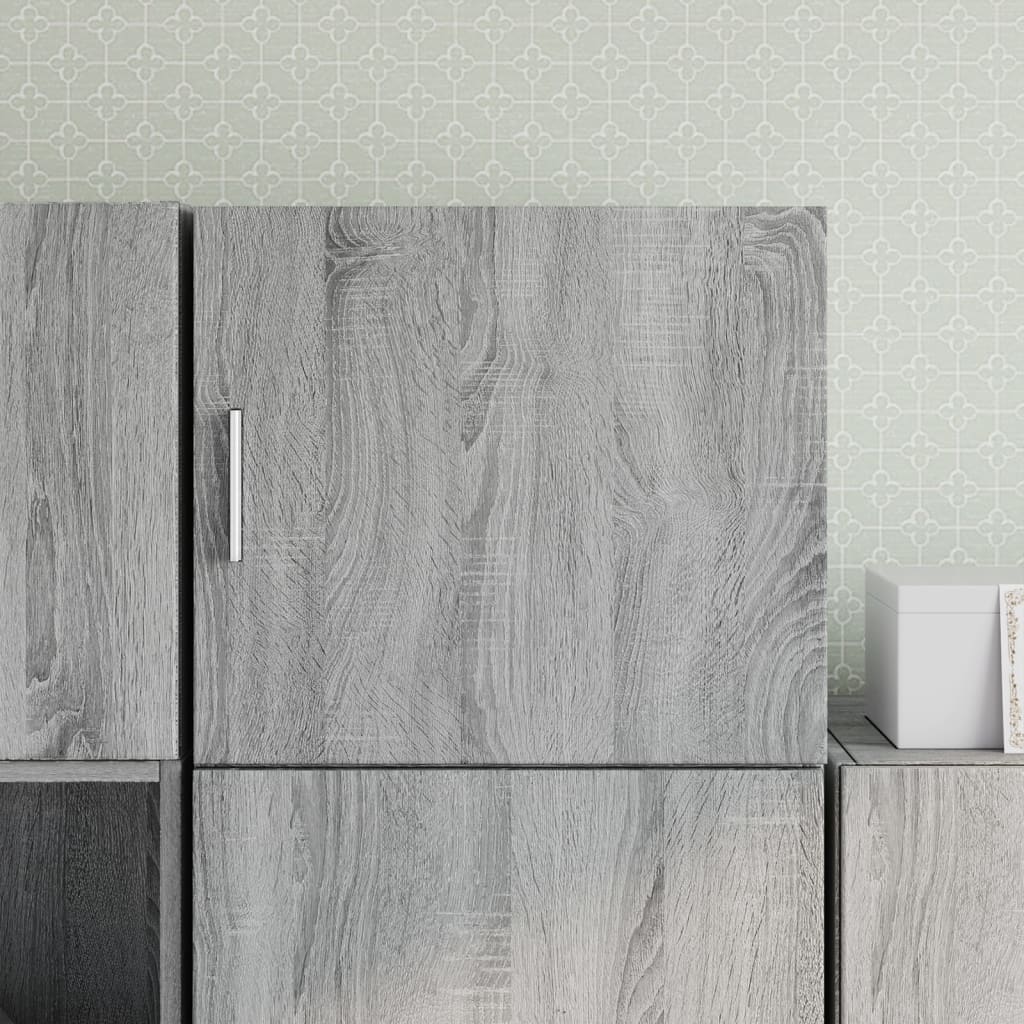 Armoire murale sonoma gris 45x42,5x40 cm bois d'ingénierie - XIOS